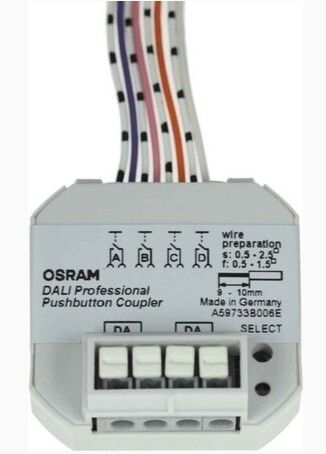 Соединитель кнопочный DALI PRO PB COUP OSRAM 4008321496461