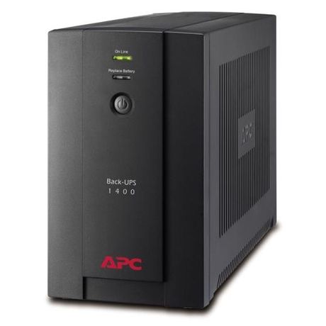 Источник бесперебойного питания Back-UPS 700 Watts Line Interactive Automatic Volt Regulation (6) IEC 320 C13 (Battery Backup) BX1400UI APC 288175 Schneider Electric