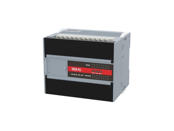 Контроллер программируемый логический VC-В-D-12-8T 24В DC 12 вх. сигналов 8 вых. транз. сигнала 2 порта связи RoHS VEDA CBV10028