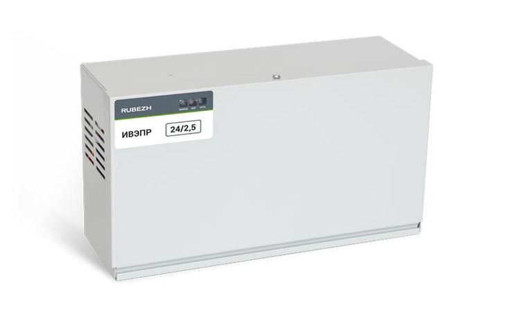 Источник вторичного электропитания резервированный ИВЭПР 24/2.5 2х12-Р БР Рубеж ЗС000026611 Rbz-052552