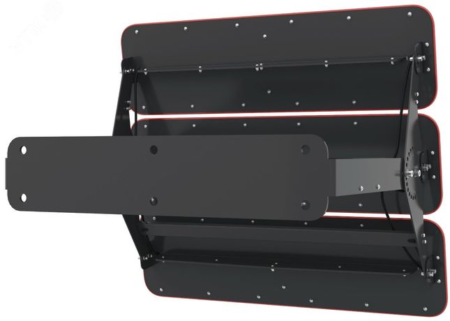 Прожектор LED УРАН ПРОМ (СБУ) 720Вт 115200Лм КСС Д 5,0К прозрачный рассеиватель IP67 (LE-СБУ-66-720-6518-67Х) ЛЕД-Эффект