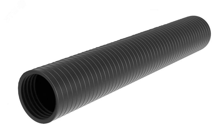 Труба гофрированная ПНД тяжелая d63мм с протяжкой черн. (уп.15м) Ruvinil 26311 TYCO