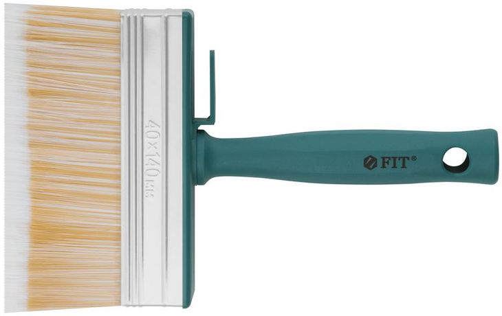 Макловица искусственная светлая щетина пластиковый корпус полая ручка "мини" 40х140мм FIT 01639 РОС