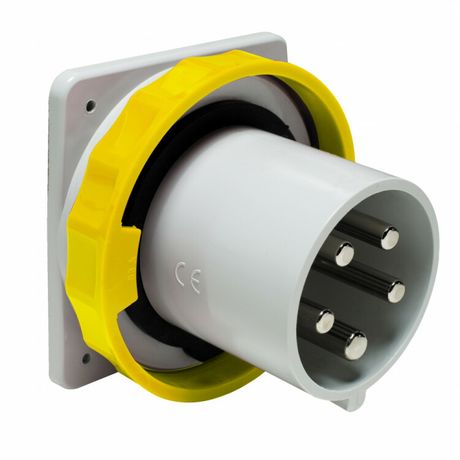 Вилка панельная 125А 3PT 100-130V винт. IP67 SchE 81888 APC