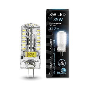 Образец Лампа светодиодная LED 3Вт G4 AC150-265В 4100К | 107707203 Gauss