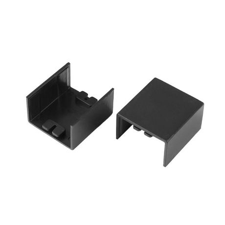 Соединитель на стык 25х16 черный (4 шт/комп) для кабельного канала | PR08.12930 Промрукав Строитель