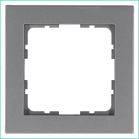 Рамка G-Classic 1-постовая, цвет Алюминий - G1001S Jasmart