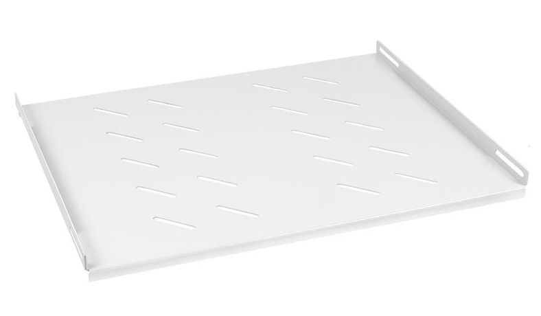 Полка 19дюйм перфорированная SH-J018-FC-600m-100KG глубиной 400мм для напольных и настенных шкафов 600мм усиленная до 100кг Cabeus 7859c