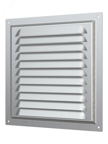 Решетка вентиляционная вытяжная стальная с оцинкованным покрытием 200х200 - 2020МЦ ЭРА 11103