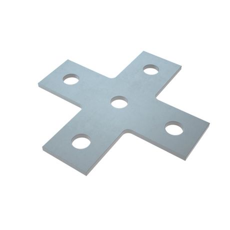 Соединительная пластина х-образная (5 отверстий) | USX КМ-профиль LO12953