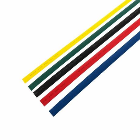 Термоусаживаемые трубки 15,0 7,5 мм, набор пять цветов, упаковка 50 шт. по 1 м, REXANT - 29-0165 MEET