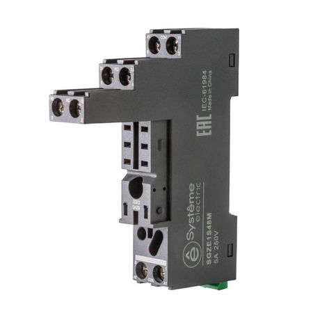 Розетка для реле 2СО скоба separate | SGZE1S48M SE APC