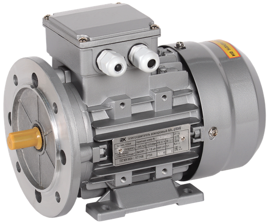 Электродвигатель АИС DRIVE 3ф 63A4 220/380В 0.12кВт 1500об/мин 2081 IEK AIS063-A4-000-1-1520