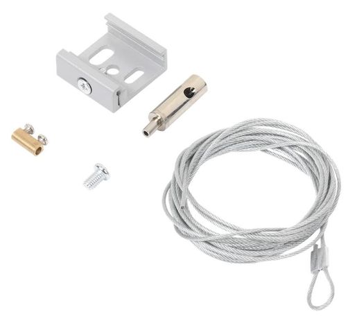 Комплект подвеса шинопровода 3м. (трос. скоба) RS 3C TRACK SKС 3000 GR сер. 19131021110