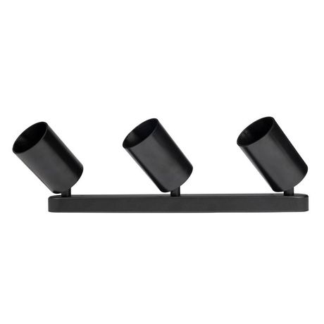 Светильник светодиодный ДПО 3xGU10 без ламп круглый черный корпус Jazzway - 5049383