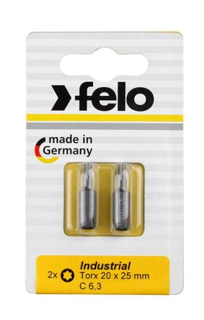 Бита Torx 40X25 серия Industrial 2 шт в блистере | 02640036 Felo