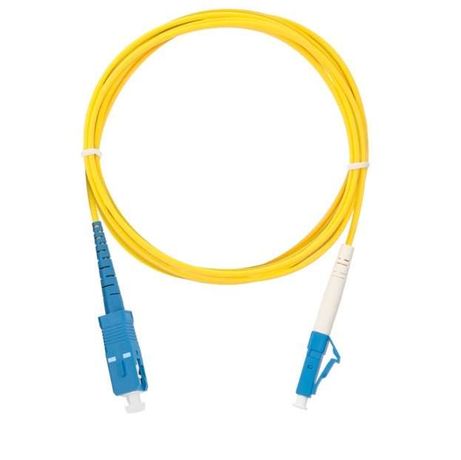 Патч-корд NMF-PC1S2C2-SCU-LCU-002 волоконно-оптический переходн. одномод. 9/125мкм стандарта OS2 SC/UPC-LC/UPC одинарн. LSZH нг(В)-HFLTx 2мм желт. 2м NIKOMAX