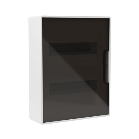 Щиток настенный 24мод. FRAME с тонированной дверцей шин. PEN 2шт 8 отв. + 6 бел. DKC F24W1WD ДКС