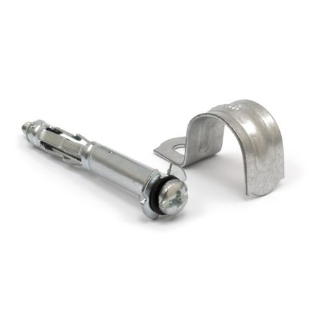 Комплекты для крепления ОКЛ с использованием дюбеля Молли М4х54 и скобы СМО 21-22 (100 шт) | PR08.5016 Промрукав Строитель