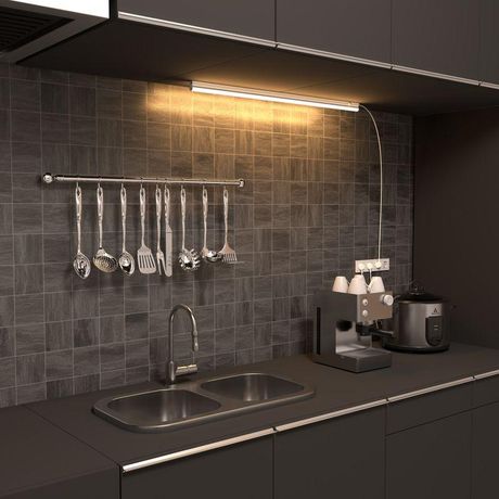 Светильник светодиодный накладной ДПО 12 Вт 1000 Лм 3000К линейный IP20 LED 865х22х37 мм (к.п. 1м Коннект 2шт креп 1шт) TL Gauss - 130511112