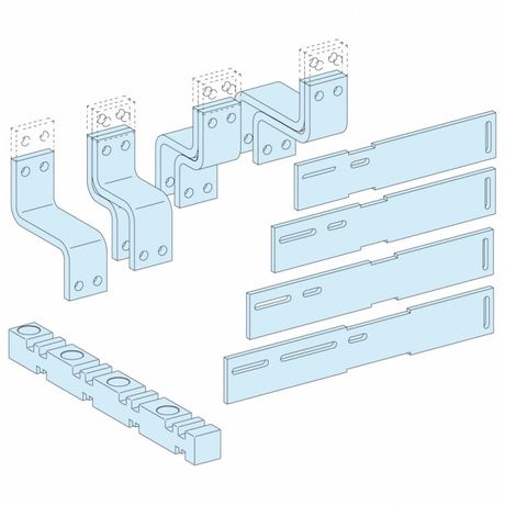 Комплект для подсоед. верт. выдв. NS1600-NT 3п 1600А SchE 04491 Schneider Electric