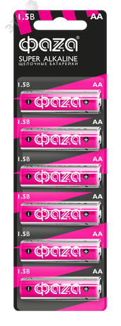 Элемент питания LR 6 (AA) ФАZА Super Alkaline блистер, шт. - 4895205002043 Jazzway