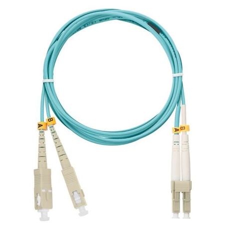 Патч-корд NMF-PC2M3C2-SCU-LCU-002 волоконно-оптический (шнур)перех. 50/125 (ОМ3) SC/UPC-LC/UPC двойн. LSZH нг(В)-HFLTx 2м NIKOMAX