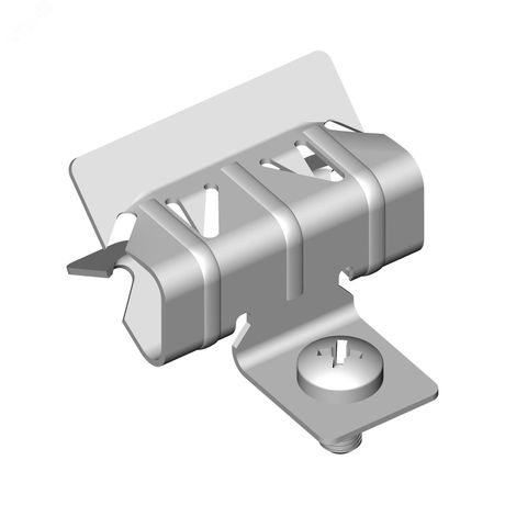Зажим балочный 8-14 мм с отгибом и винтом М6х9 | PR08.5836 Промрукав Строитель