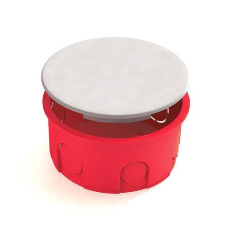 Коробка распаячная для скрытого монтажа в кирпичных стенах D80х40мм (с перфорированным основанием) | 8820003 CHINT