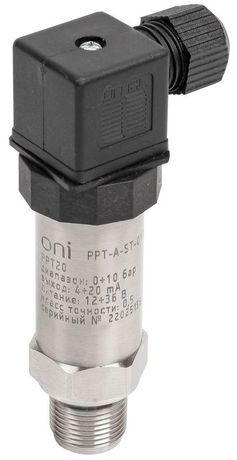 Преобразователь давления PPT20 0.5% 0-10Бар 4-20мА M20 DIN43650 ONI PPT-A-ST-010-4-20-3-2 IEK