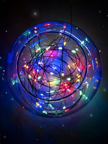 Гирлянда "Роса" DC-G06-120M 120 RGB microLED 12.1м. 8реж. 3хAA ФАZА 5059610 ФАЗА