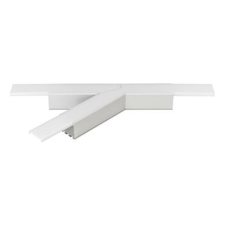 Тройник PLS-LOCK-H25-T135L левый (с экраном MAT-L) (ARL, Металл) - 026241 Arlight