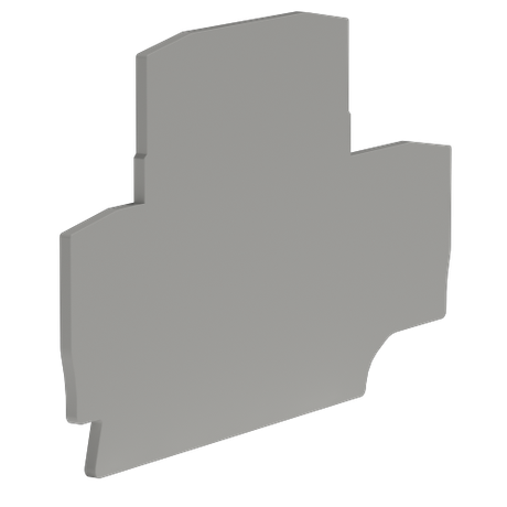 Крышка для двухуровневой клеммы на 4 кв.мм | ZEFD401GR DKC ДКС