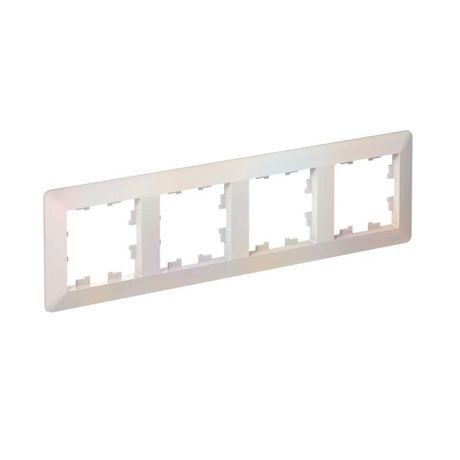 Рамка 4-м AtlasDesign Air жемчуж./дым. бел. SE ATN220404 APC