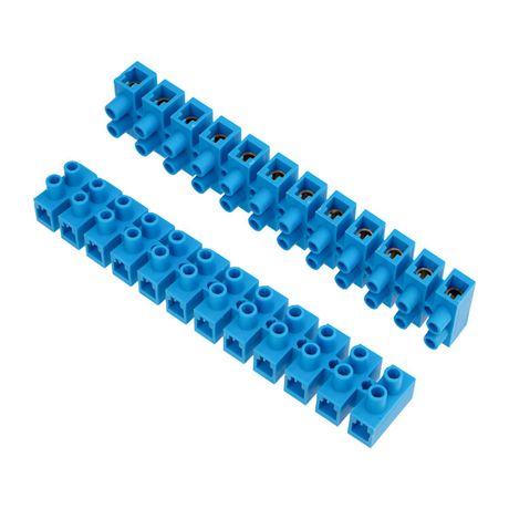 Клеммная винтовая колодка KВ-40 25-40, ток 100 A, полиэтилен синий (10 шт./уп.) | 07-5040-4 REXANT MEET