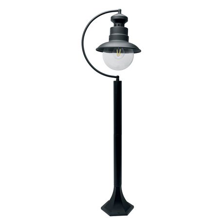 Светильник садово-парковый PL576 столб 60W 230V E27, черный | 11599 Feron