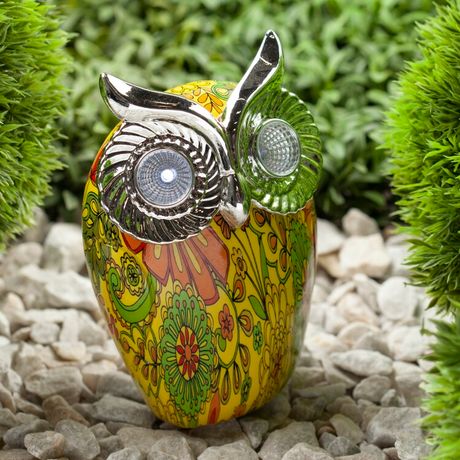 Светильник садовый Филин на солнечной батарее полистоун 16см ERAFYS01-01 ЭРА Б0038494