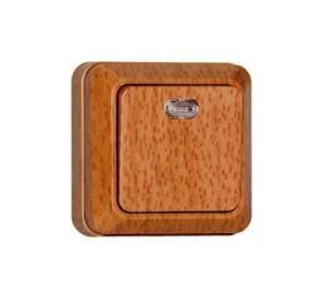 Переключатель проходной 1-кл. ОП Олимп 10А IP20 с подсветкой (еврослот) бук UNIVersal 7946703 Союз