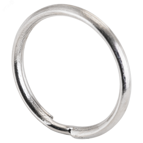 Кольцо для ключей из никелированной стали среднее d=24мм, Аллюр - 3103 ПТК
