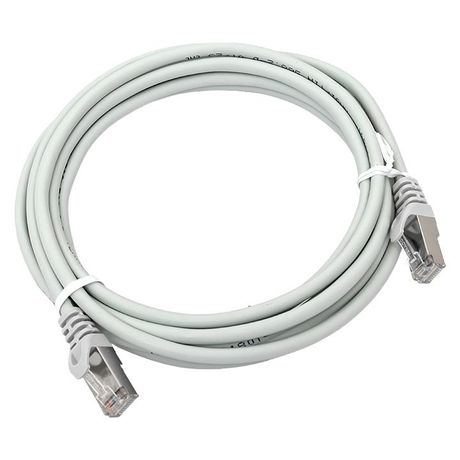 Патч-корд TERACOM PRO Cat.5E экранированный FTP оболочка LSZH серый (3,0м) | TRP-5EFTP-LSH-3M-GY EKF