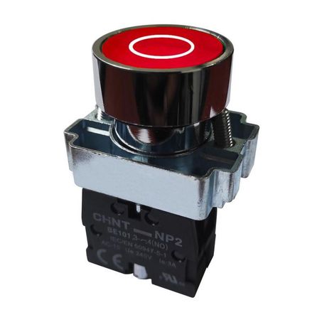Кнопка управления NP2-BA4322 маркировкой, 1НЗ, IP40 (R) | 576035 CHINT