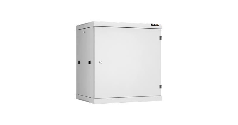 Настенный шкаф 19 дюймов, 12U, металл, 600х450, разборный, GY - ЭКО47687 TLK TWC-126045-R-M-GY