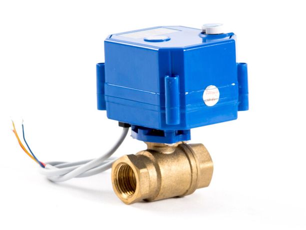 Кран шаровый 1/2' с электроприводом 12V - 163 Бастион