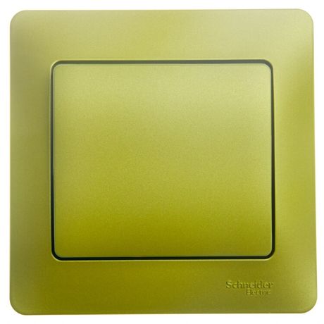 Выключатель 1-кл. СП Glossa 10А IP20 (сх. 1) 10AX в сборе фисташк. SE GSL001012 APC