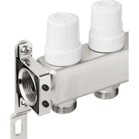 Блок коллекторный с расходомерами 8 выходов, 480 мм, 1 x 3/4 - V500MB.08 PRO AQUA