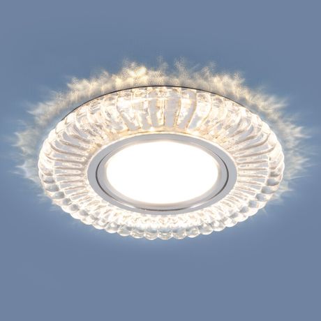 Светильник точечный встраиваемый 2239 MR16 CL прозрачный с подсветкой | a045480 Elektrostandard