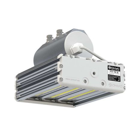 Светильник светодиодный взрывозащ. УСС-32 Д 2Ex 5000К IP67 AC/DC 20-38/20-55 консольное крепление ФОКУС USS00-032D3BEF02F04002