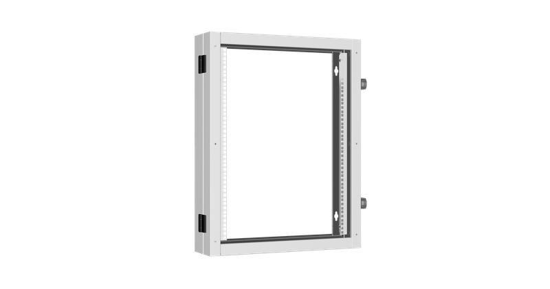 Пристенная поворотная секция NIKOMAX 19'', 15U, Ш600хВ770хГ156мм, 1 пары L-образных монтажных направляющих, серый RAL 7035. - ЭКО47730 TLK TWC-156015-BS-GY NIKOMAX арт. TWC-156015-BS-GY