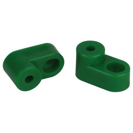 Изолятор для шин NO-224-70 угловой зеленый | Б0062950 ЭРА