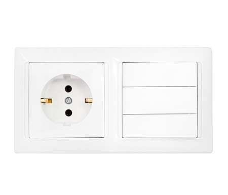 Блок СП (розетка с заземл. + 3-кл. выкл.) бел. Bylectrica 3В-РЦ-695